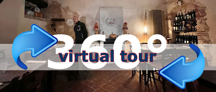 Click per visualizzare il Virtual Tour di Lo Spugnone Osteria